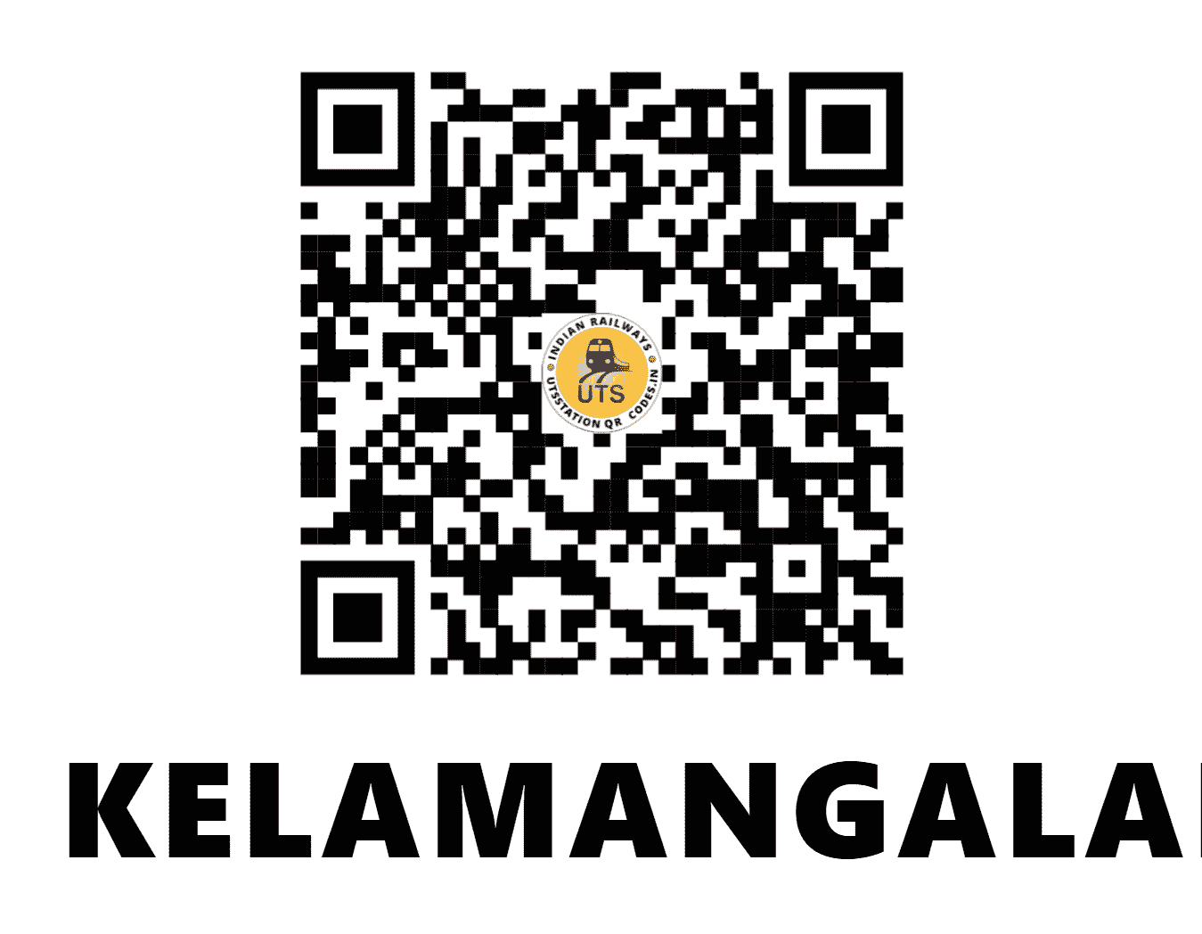 UTS QR Code for KELAMANGALAM - KMLM (SW - TAMIL NADU)
